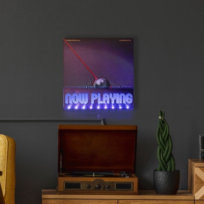 nu spelende vinyl platenstandaard