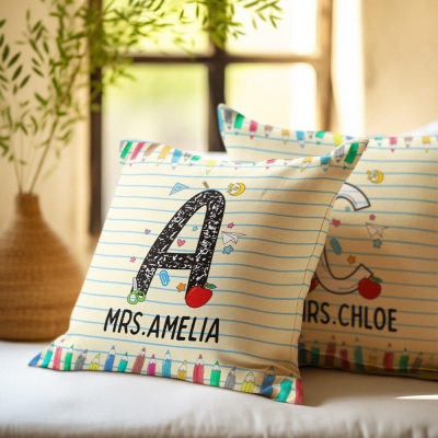 Custom Teacher Pillow