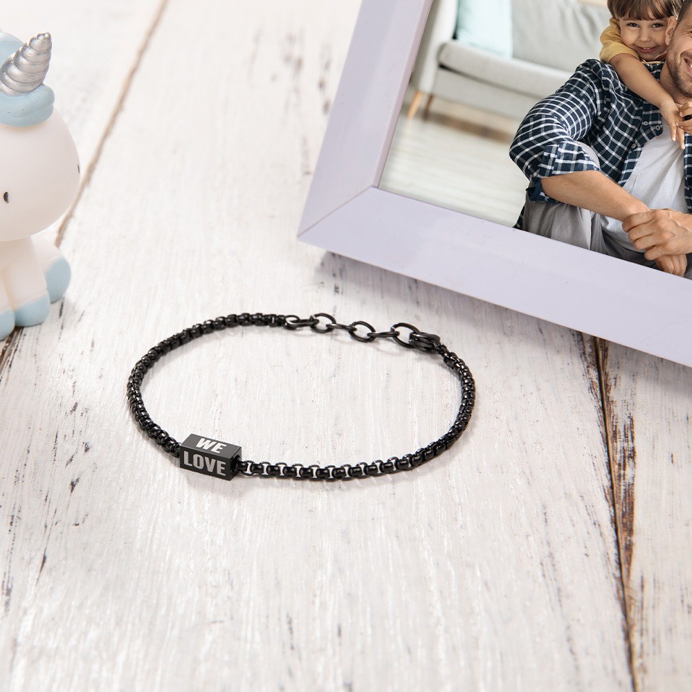 custom dad bracelet