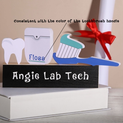Personalized Dental Gift Wooden Block Set