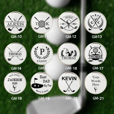 Cadeaux de marqueur de balle de golf