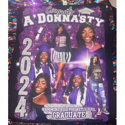 Individuelle Abschlussshirts, Senior Shirts, Schulshirts, Grad Shirts, Foto-Shirt, Bilder-Shirt