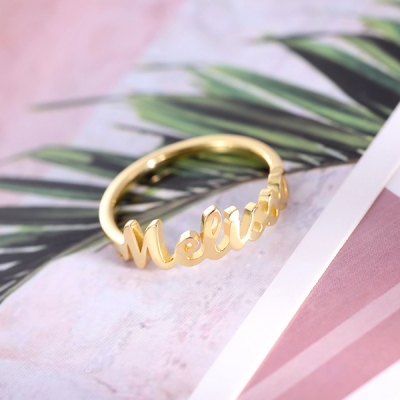single name ring