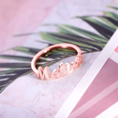 single name ring