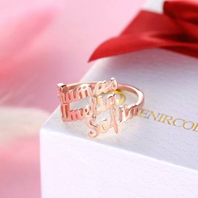 3 name ring 
