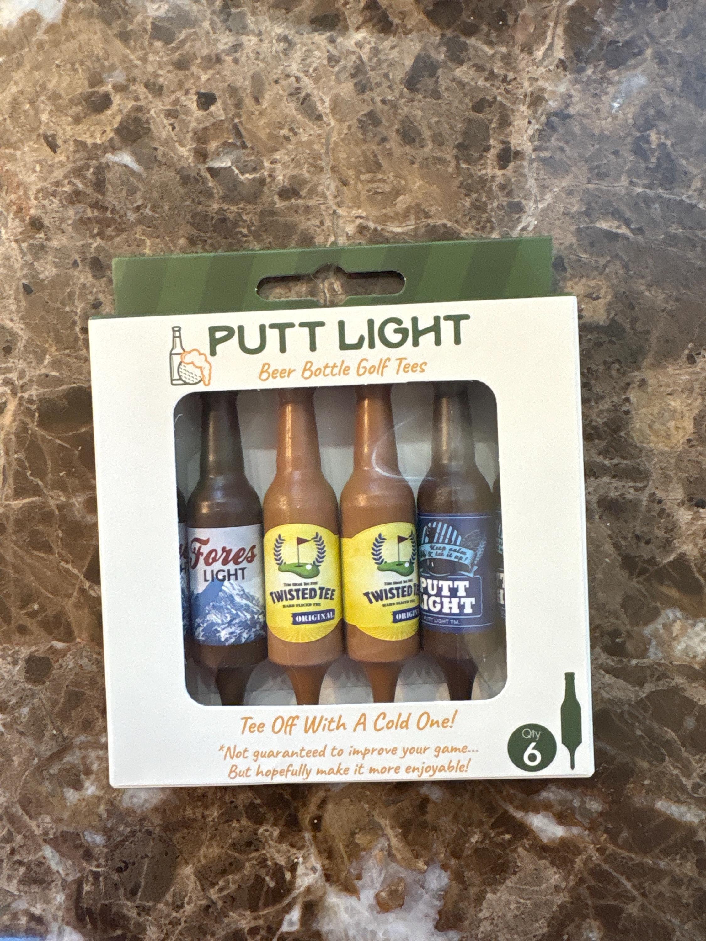 Beer Bottle Golf Tees - Golfer Gift For Him Fathers Day Present for Men Golf Accessories Golf Tournament Holiday Gift For Him Funny Golf