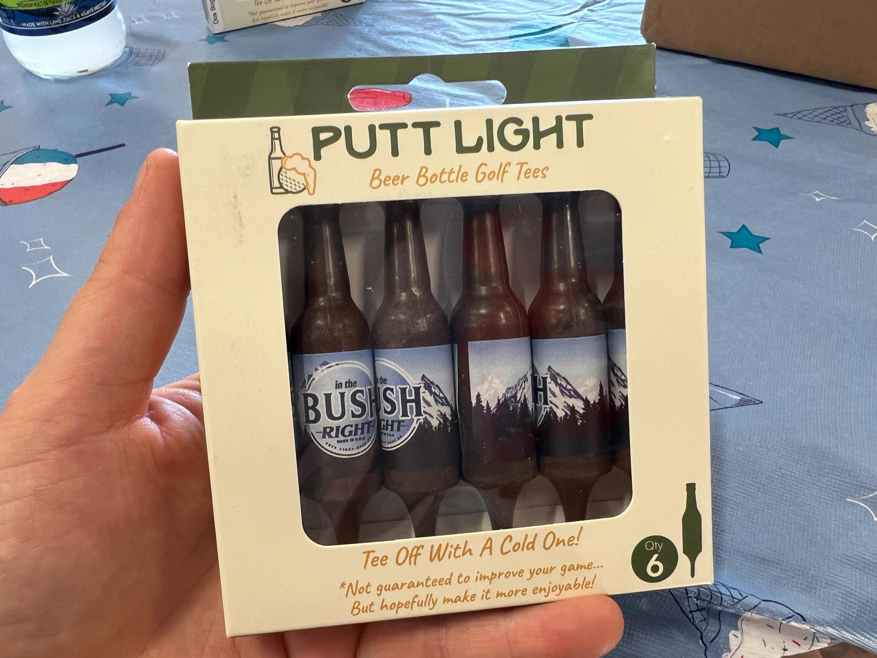 Beer Bottle Golf Tees - Golfer Gift For Him Fathers Day Present for Men Golf Accessories Golf Tournament Holiday Gift For Him Funny Golf
