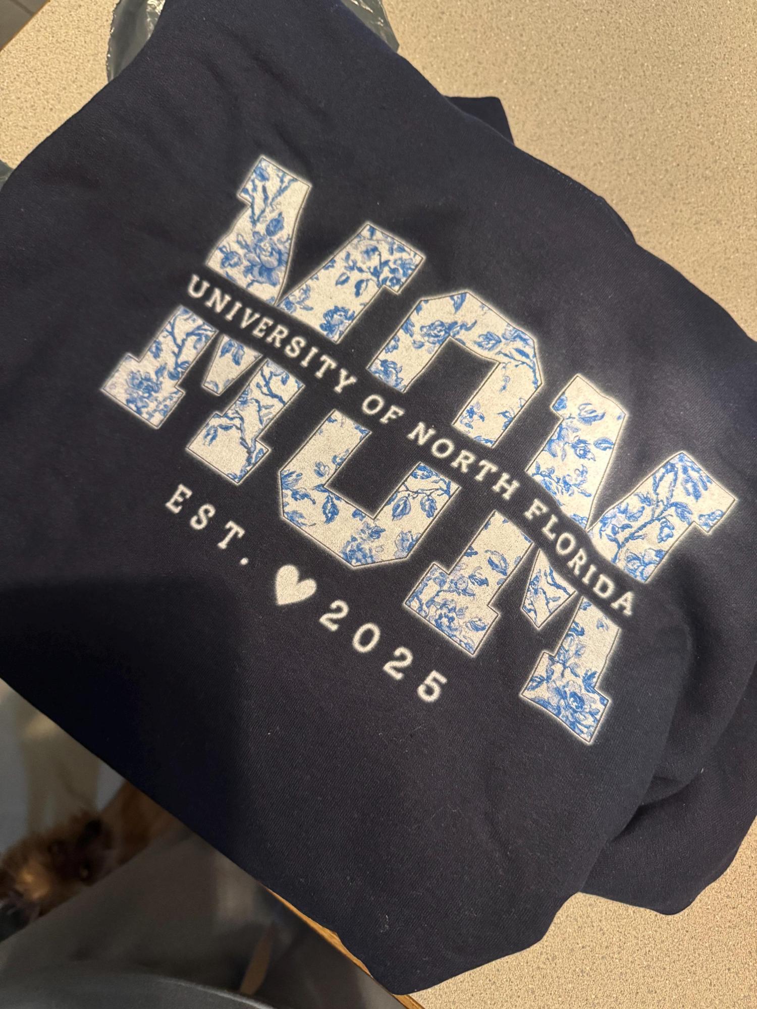 Custom University Mom Est Year Sweatshirt, Mom University Shirt, Personalized College Tee, Proud Mom Graduate 2025, Matching Family Senior