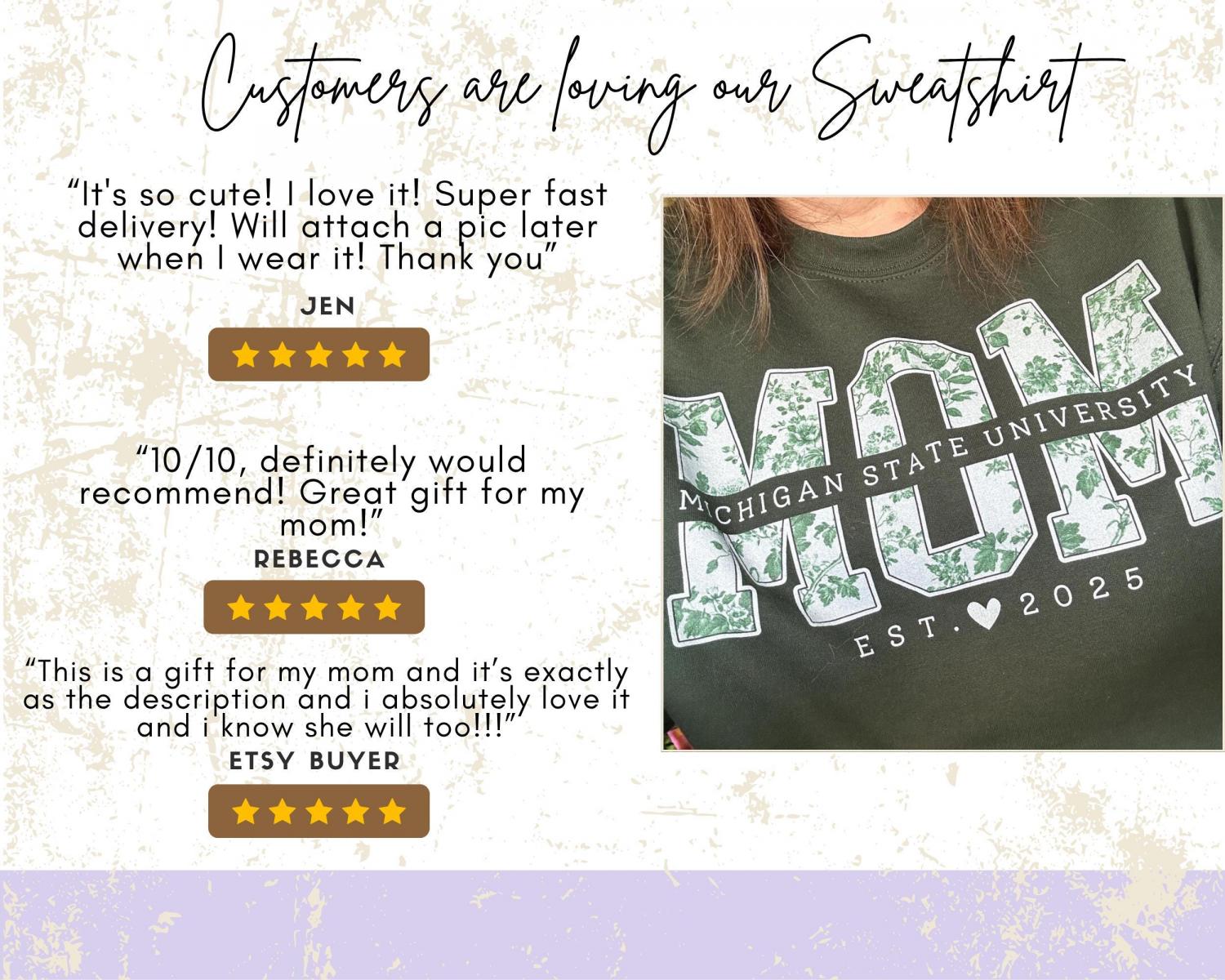 Custom University Mom Est Year Sweatshirt, Mom University Shirt, Personalized College Tee, Proud Mom Graduate 2025, Matching Family Senior