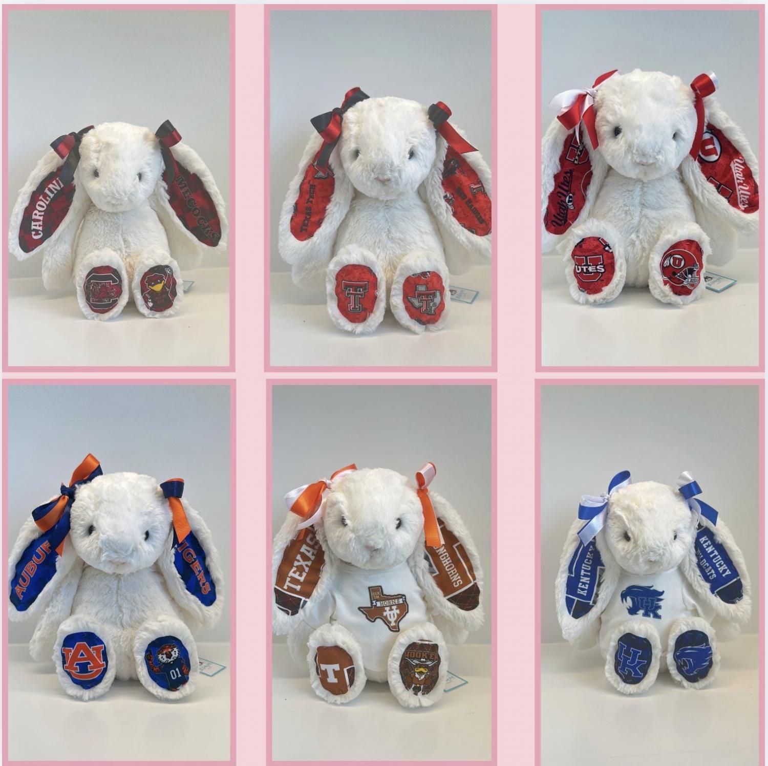 Custom Collegiate Jellycats: College Acceptance, Graduation, Alumni Gift - ALL Schools | Handmade to Order | Please Read Before Purchasing