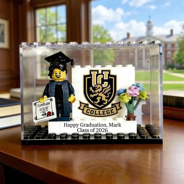Mini figurines personnalisées de la promotion 2026 avec nom, cadeau de fin d'études amusant pour diplômé