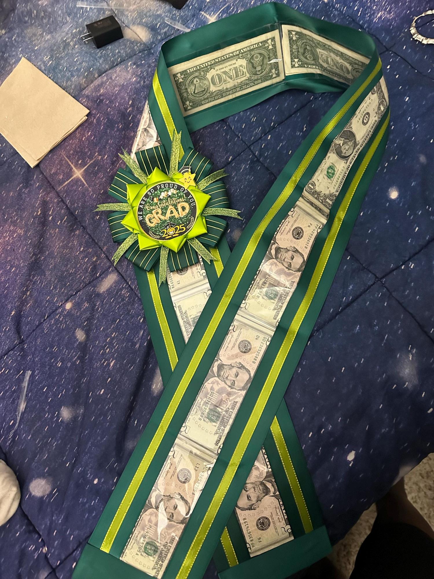 Custom Graduation Money Lei Kit 2026: Personalized Cash Gift, Money Garland