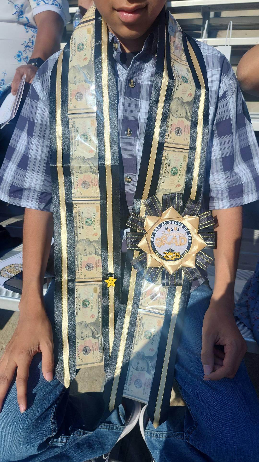 Custom Graduation Money Lei Kit 2026: Personalized Cash Gift, Money Garland