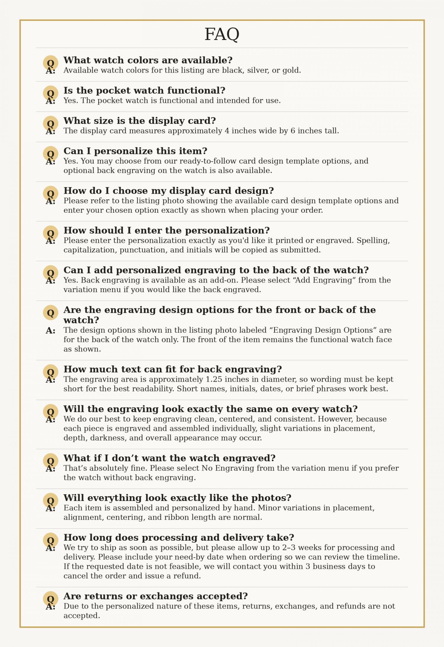 Personalized Graduation Gift Pocket Watch Keychain, Optional Back Engraving, Class of 2026 Keepsake