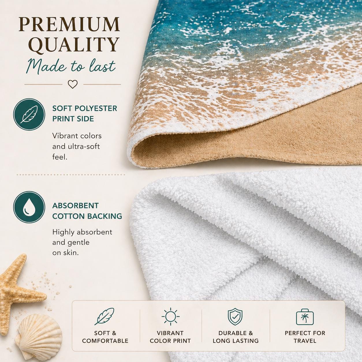 Personalized Mr & Mrs Beach Towel, Honeymoon Newlywed Gift (Set of Two)