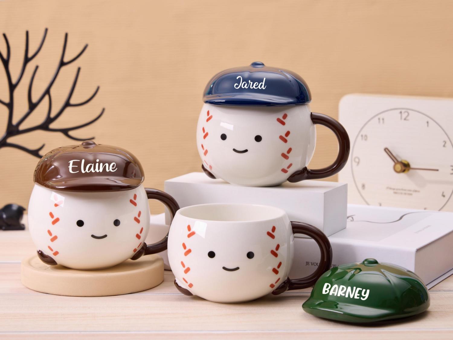 Personalized Ceramic Baseball Mug,Baseball Coach Gift,Baseball Coffee Mug,Baseball Fan Gifts,Baseball Gifts For Boyfriend,Gift for Him