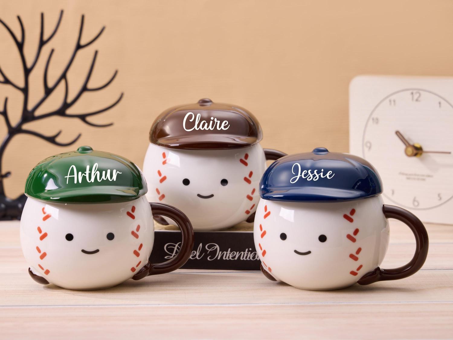 Personalized Ceramic Baseball Mug,Baseball Coach Gift,Baseball Coffee Mug,Baseball Fan Gifts,Baseball Gifts For Boyfriend,Gift for Him