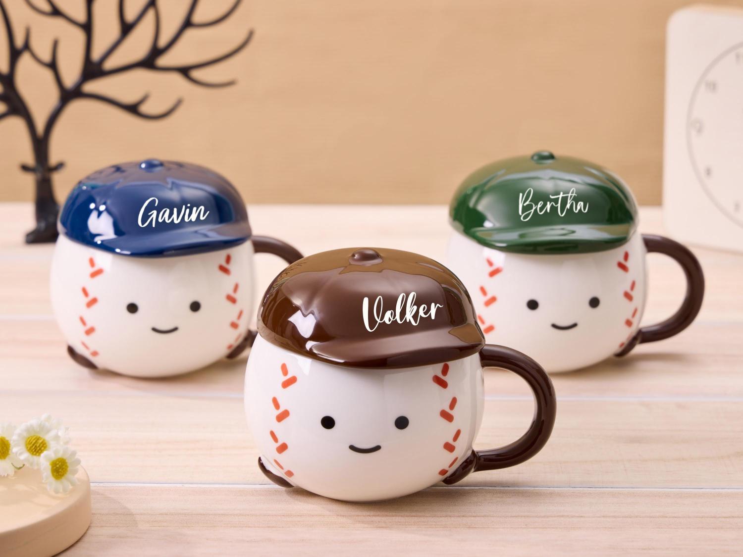 Personalized Ceramic Baseball Mug,Baseball Coach Gift,Baseball Coffee Mug,Baseball Fan Gifts,Baseball Gifts For Boyfriend,Gift for Him
