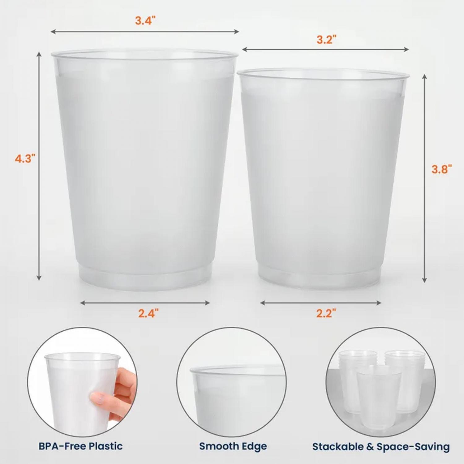 Custom Plastic Cups - Personalized America 250th Anniversary Gifts For Mom, Dad, Brother, Sister, Kids - United We Stand