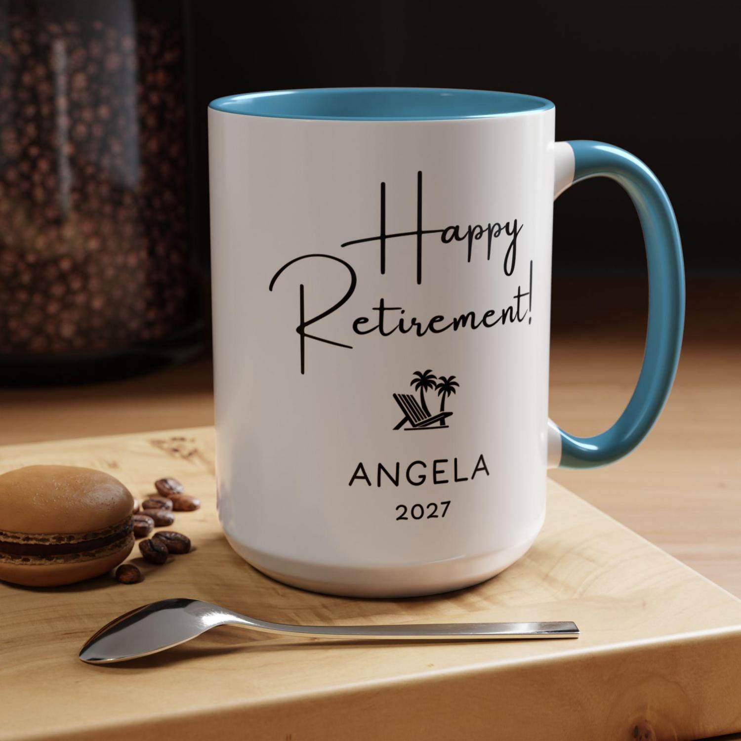 Funny Retirement Gift Personalized Coffee Mug, New Benefits Package