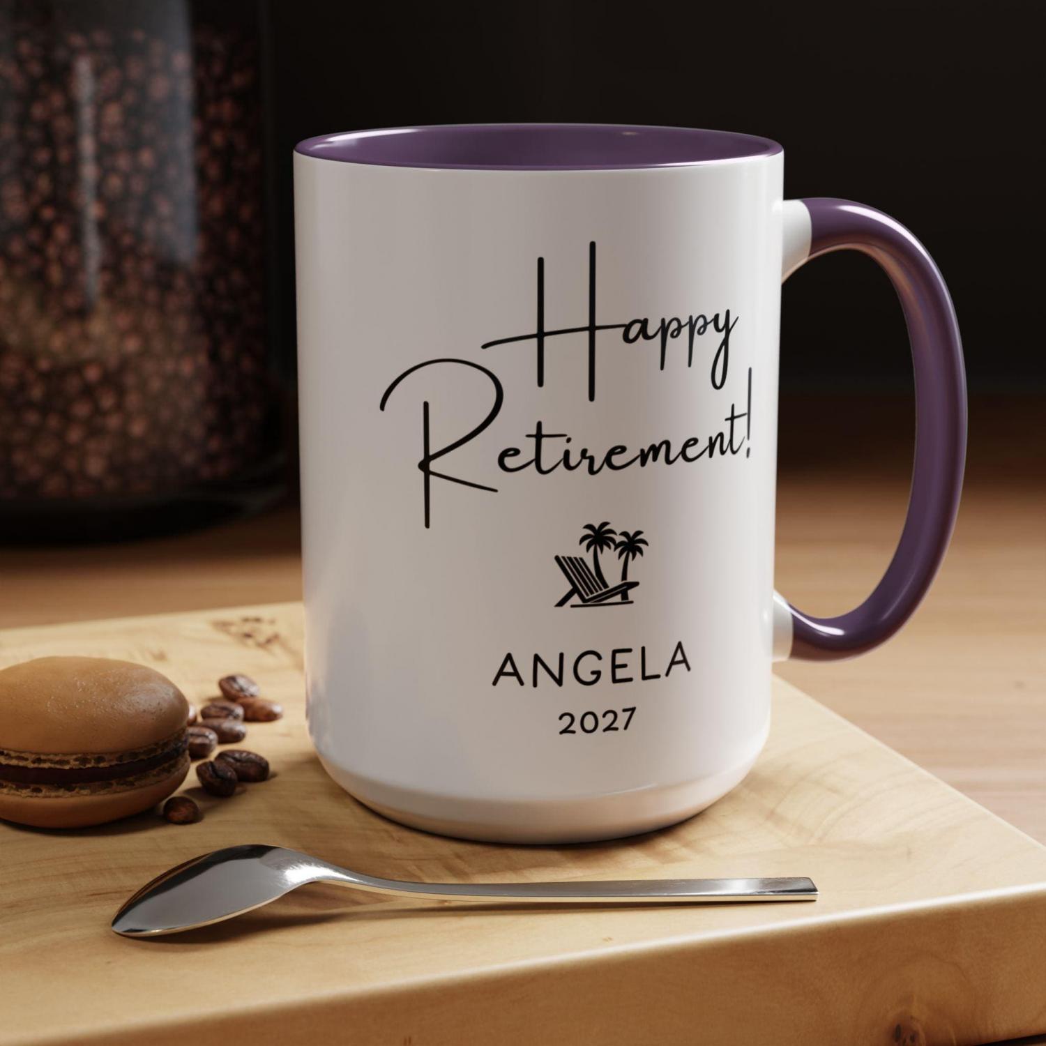 Funny Retirement Gift Personalized Coffee Mug, New Benefits Package