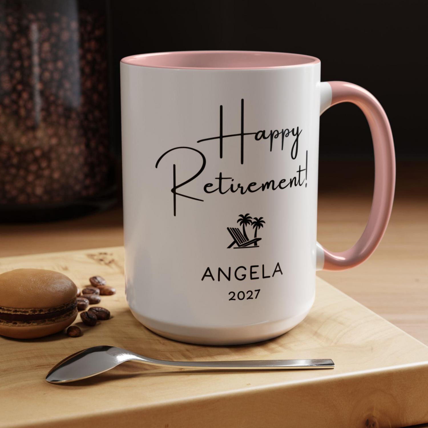 Funny Retirement Gift Personalized Coffee Mug, New Benefits Package