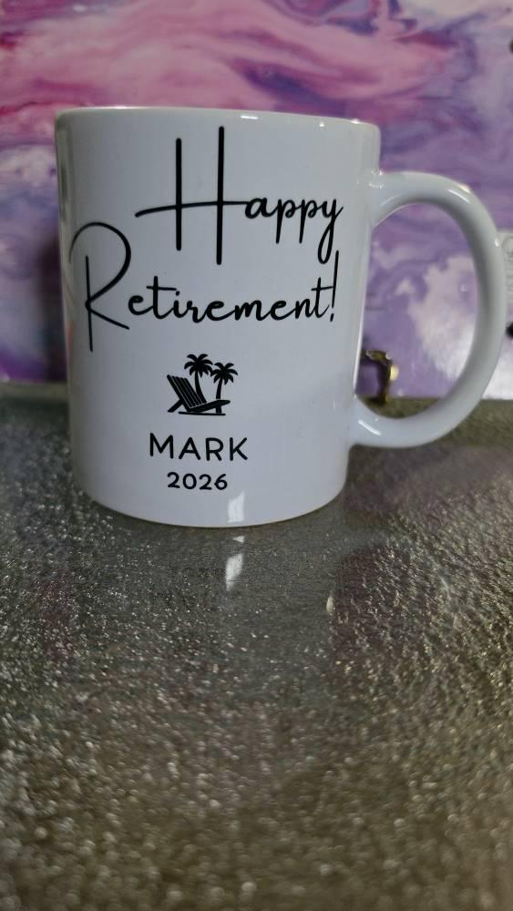 Funny Retirement Gift Personalized Coffee Mug, New Benefits Package