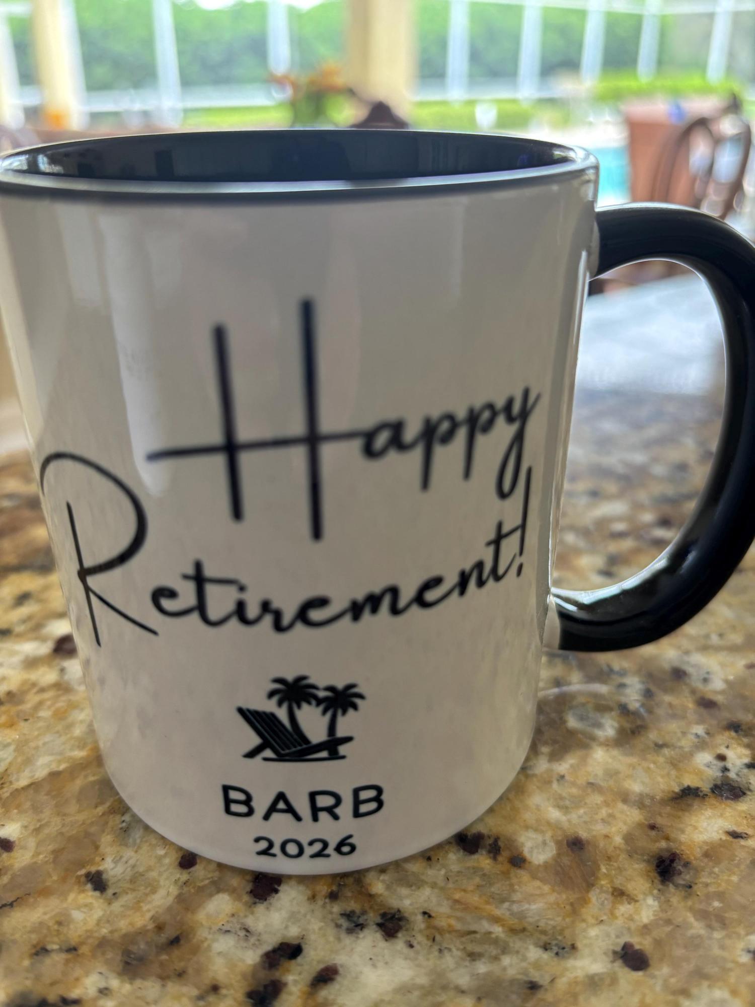 Funny Retirement Gift Personalized Coffee Mug, New Benefits Package