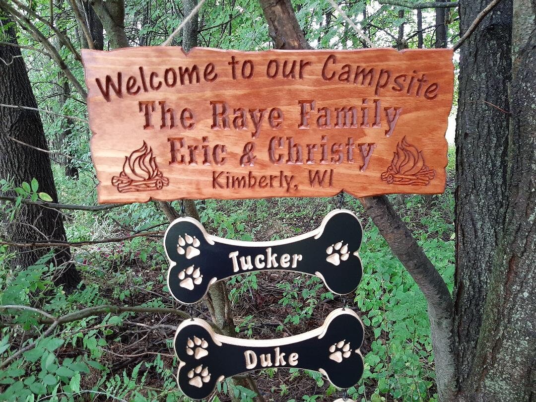 Personalized Camp sign,cottage sign,Family name camper sign, camp sign,Camping,Cabin sign, established sign