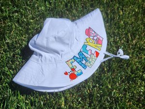 Personalized Name Baby Toddler Kids UV Sun protection bucket hat, beach hag, pool hat, summer hat, beach wear , baby sun
