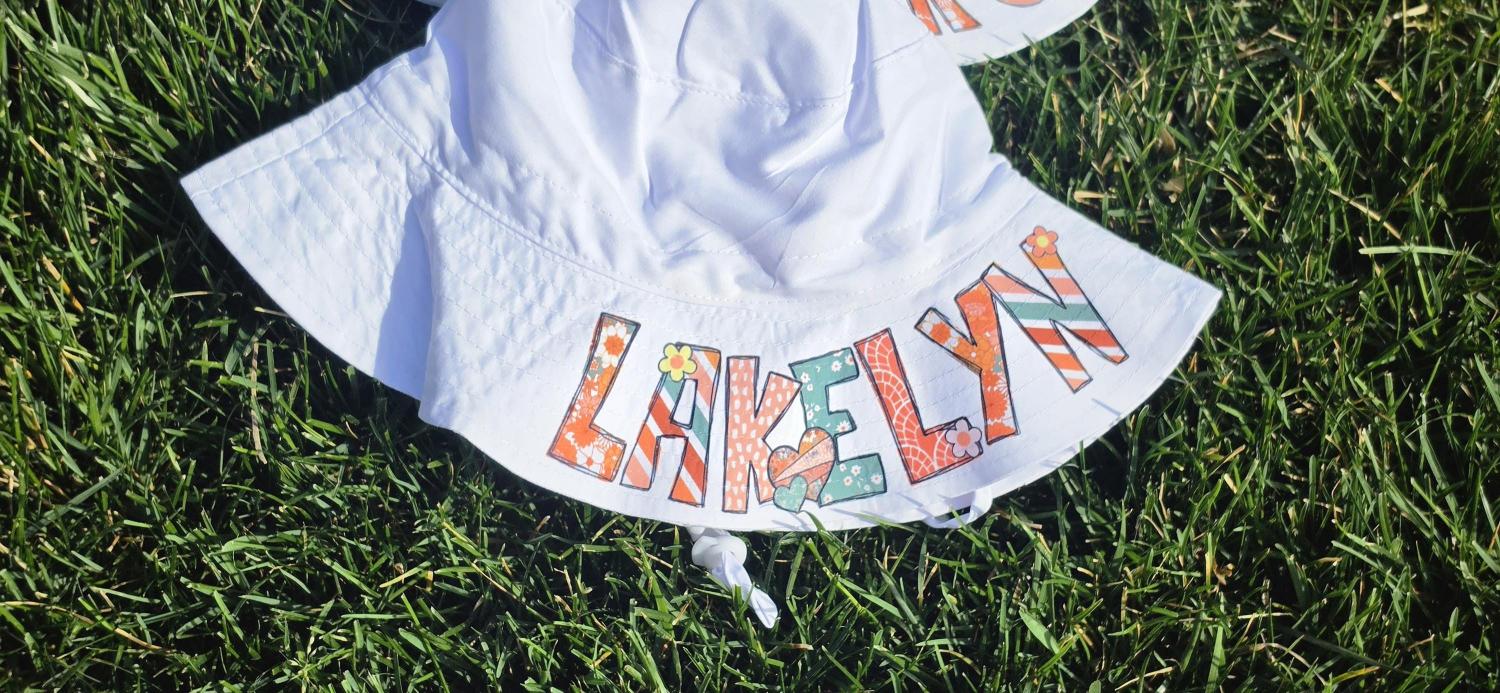 Personalized Name Baby Toddler Kids UV Sun protection bucket hat, beach hag, pool hat, summer hat, beach wear , baby sun