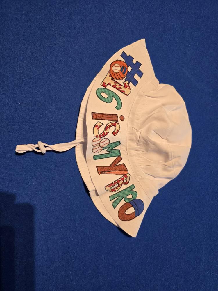 Personalized Name Baby Toddler Kids UV Sun protection bucket hat, beach hag, pool hat, summer hat, beach wear , baby sun