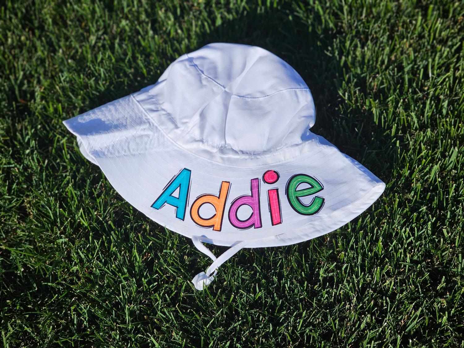 Personalized Name Baby Toddler Kids UV Sun protection bucket hat, beach hag, pool hat, summer hat, beach wear , baby sun