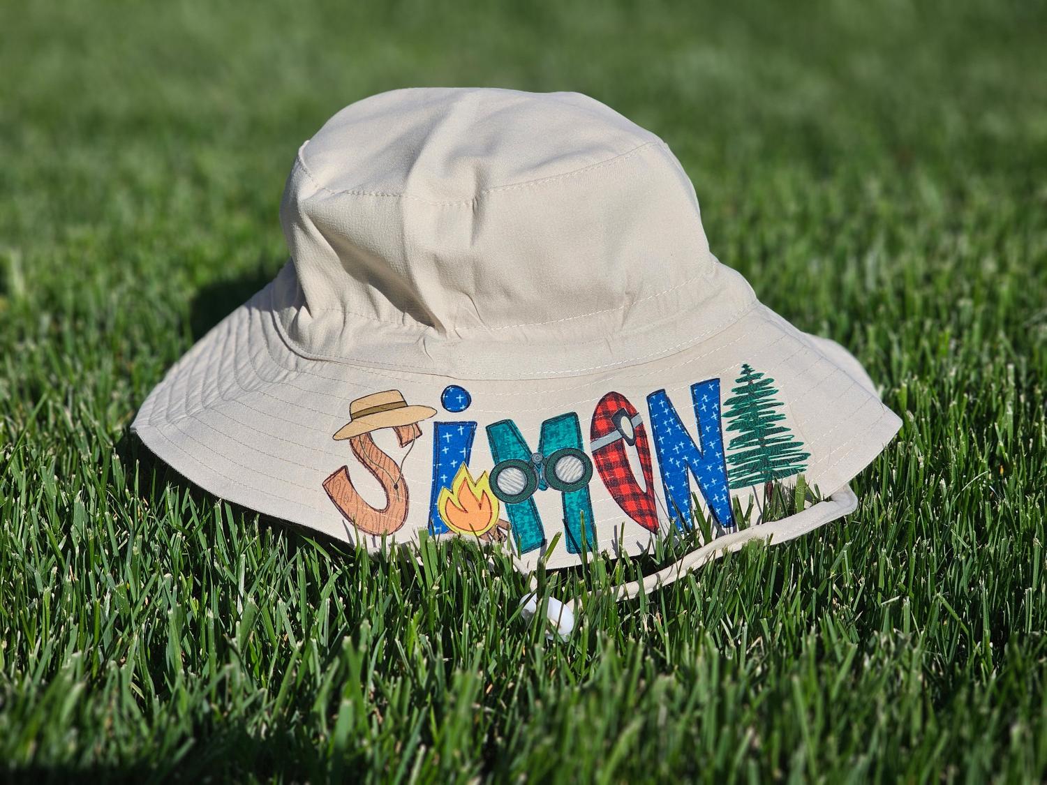 Personalized Name Baby Toddler Kids UV Sun protection bucket hat, beach hag, pool hat, summer hat, beach wear , baby sun