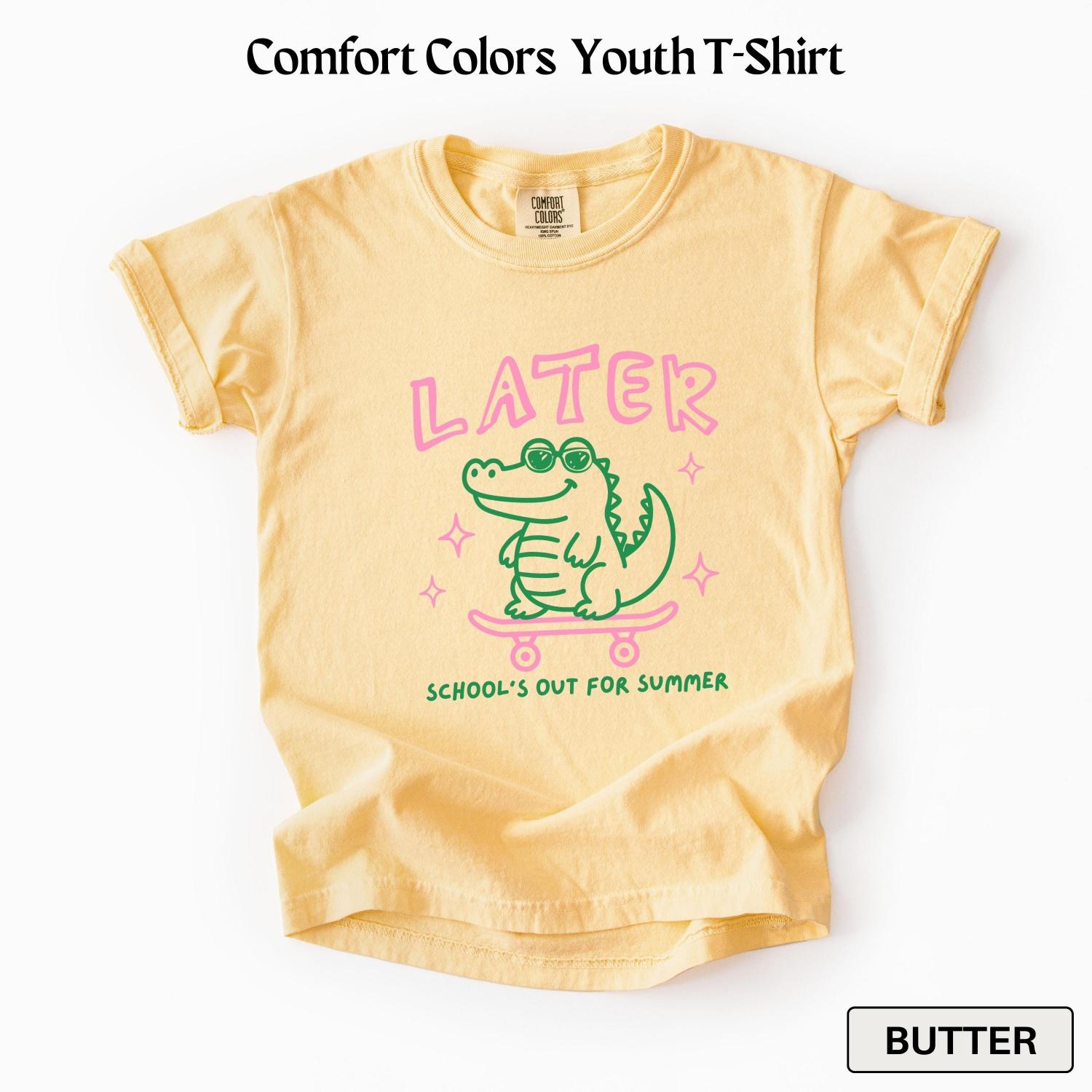 Last Day of School Shirt Comfort Colors End of Year Teacher Shirt See You Later Alligator Teacher Summer Tee Teacher Team Shirt Teacher Gift