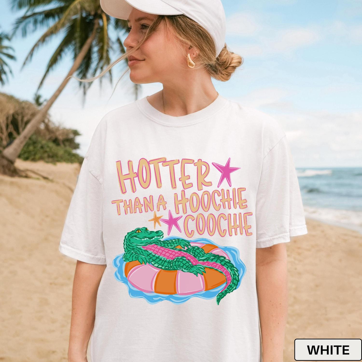 Funny Alligator Summer Tank Top Comfort Colors Retro Gator Graphic Tee Trendy Aesthetic Beach Tshirt Cute Boho Tee Vintage Style Shirt