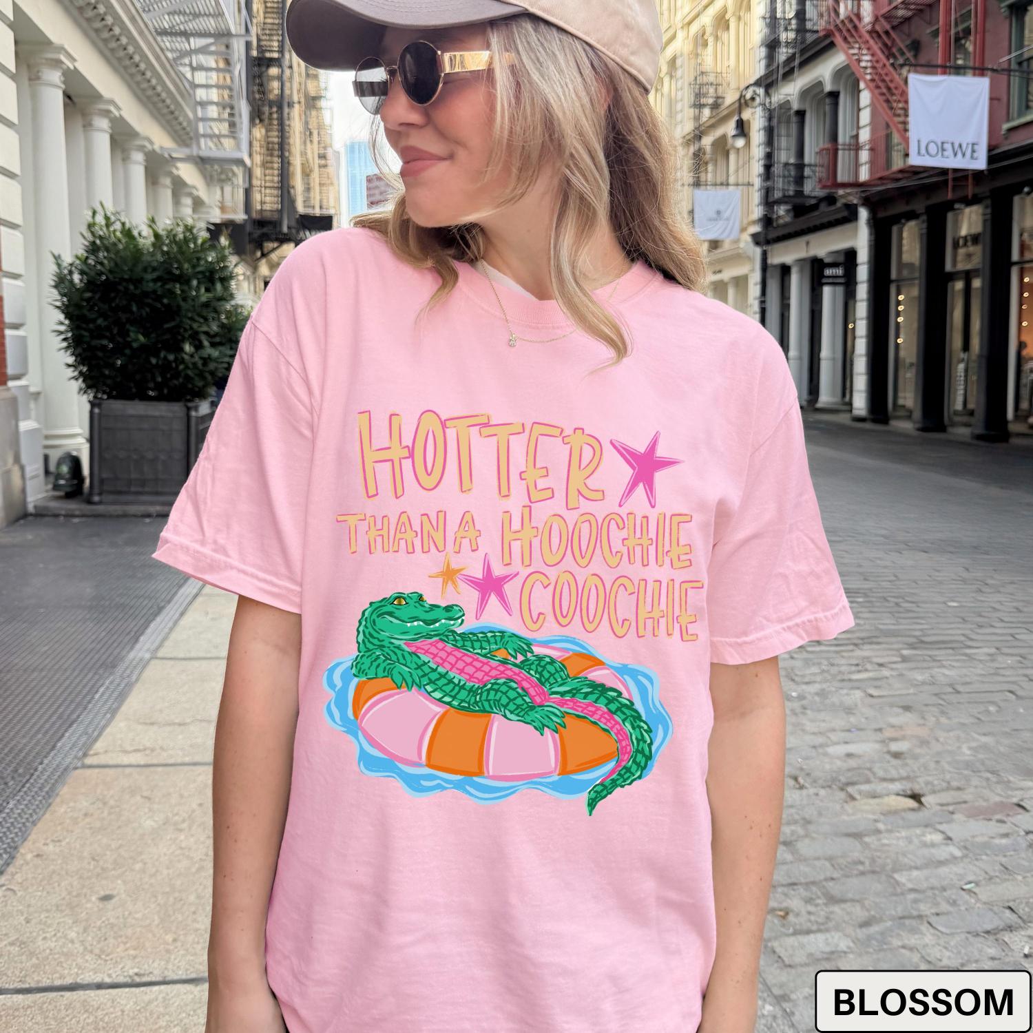 Funny Alligator Summer Tank Top Comfort Colors Retro Gator Graphic Tee Trendy Aesthetic Beach Tshirt Cute Boho Tee Vintage Style Shirt