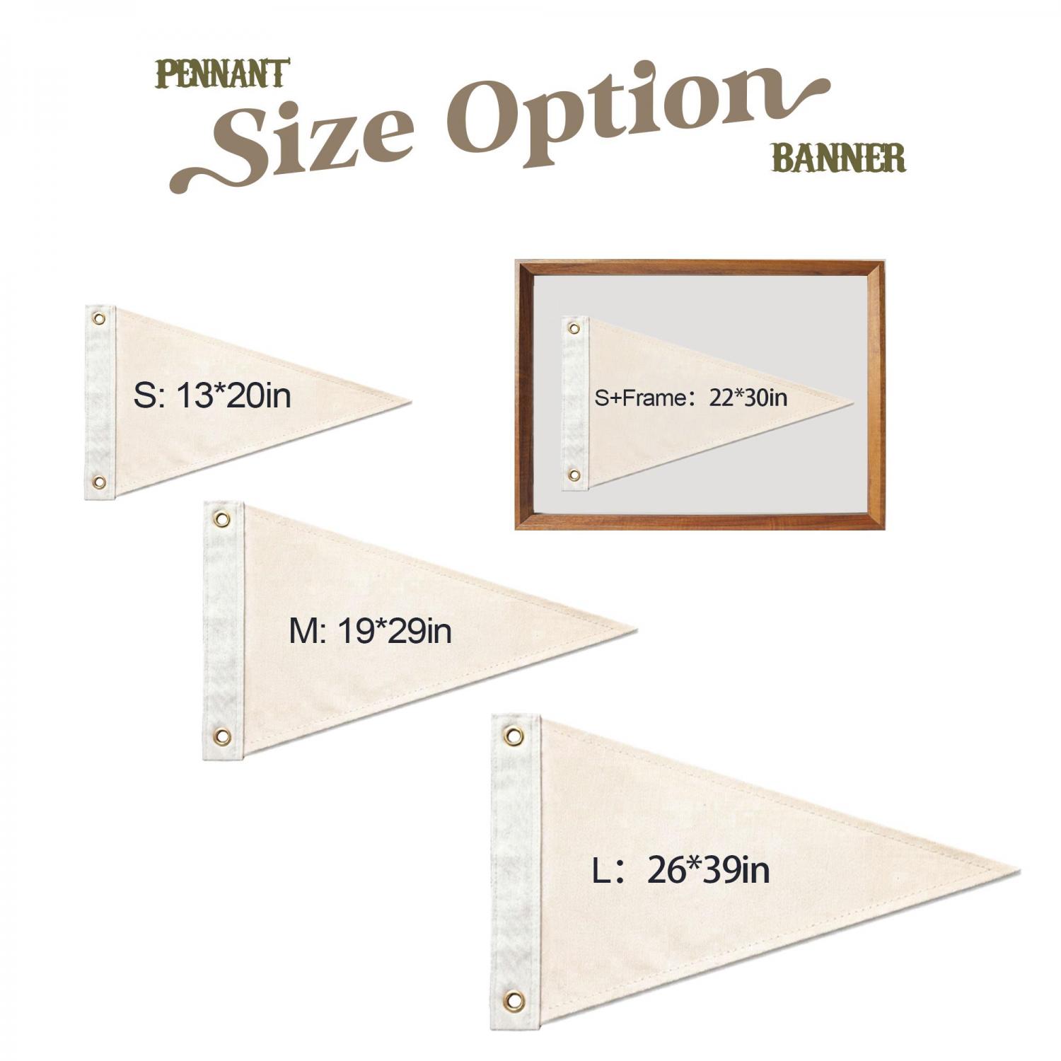 Custom Embroidered Vintage Pennant Flag, Personalized City Banner, Retro Wall Decor, Handmade Fabric Pennant, Unique Home Office Gift