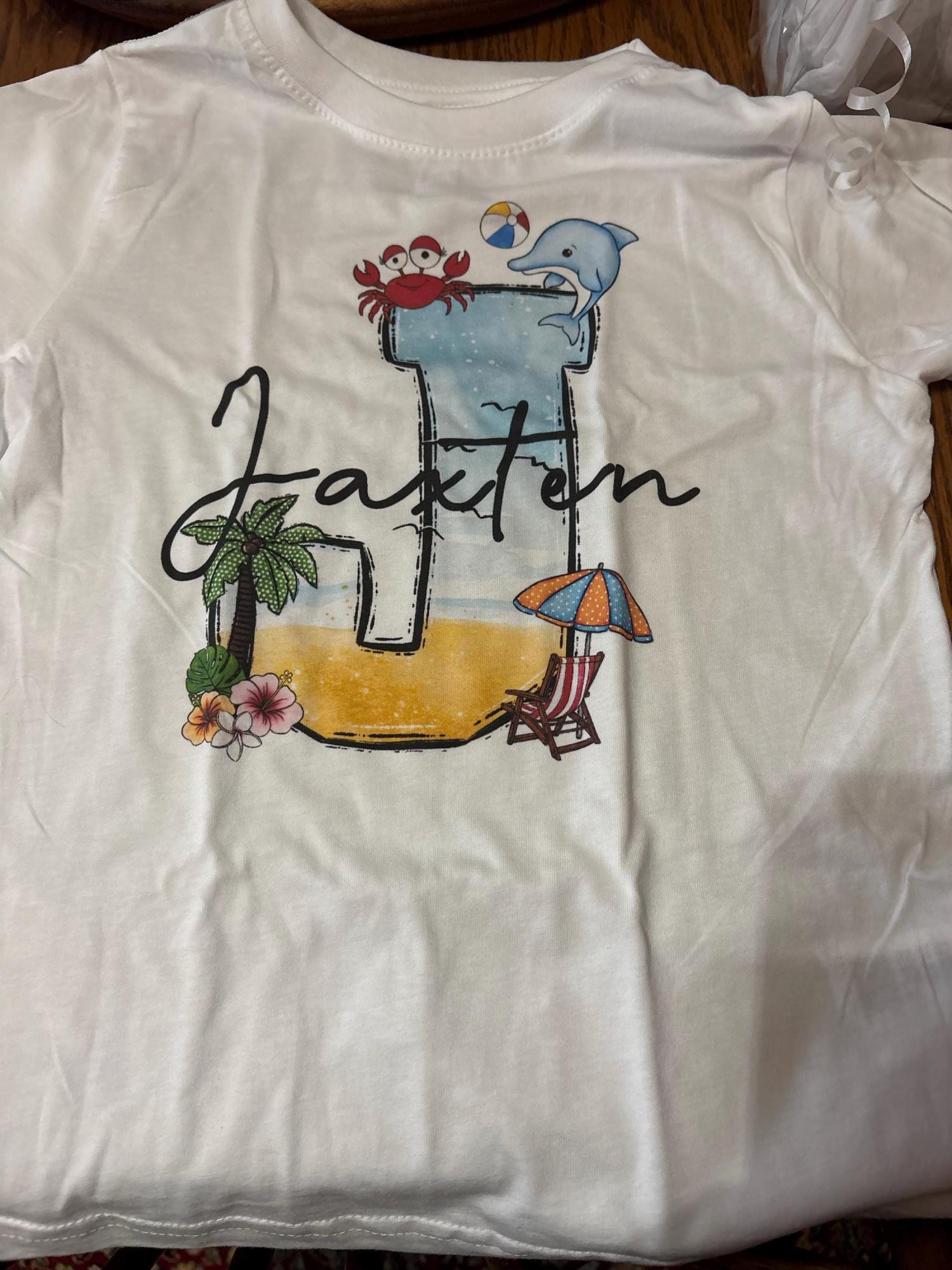 Personalized Kid Summer Shirts-Kids Vacation Shirts-Kids Beach Shirts-Custom Kid Vacation Shirts-Kid Vacation Tees-Kids Name Tee