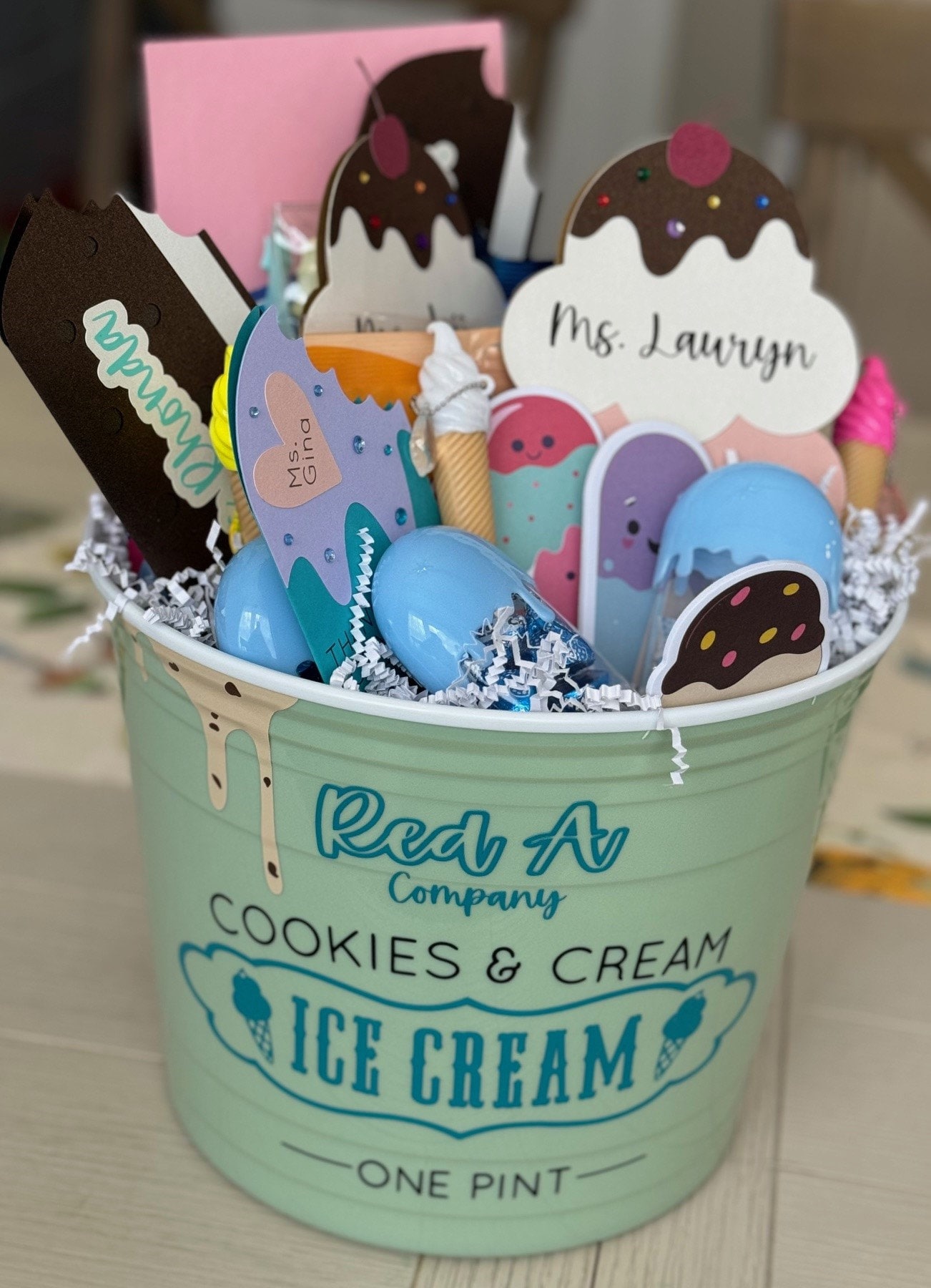 Popsicle/Ice Cream Pop Teacher Card/Gift Card Holder - Perfect Gift for Teacher Appreciation, Last Day of School, Christmas, etc.