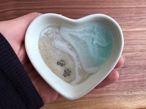 Personalized Turtle Ring Dish Custom Wedding Engagement Gift Jewelry Tray Holder