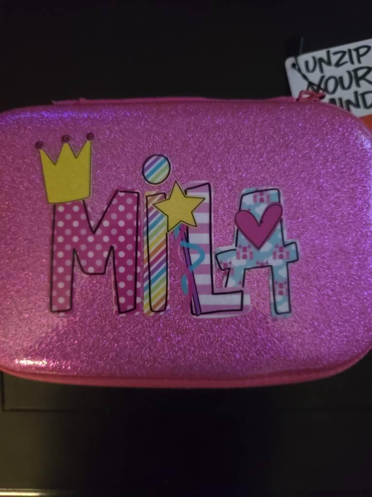Personalized Pocket Folder (with Prongs!) Pencil Box, Pencil Pouch, zipper Pouch-  Back to school -UVDTF Kindergarten first second third