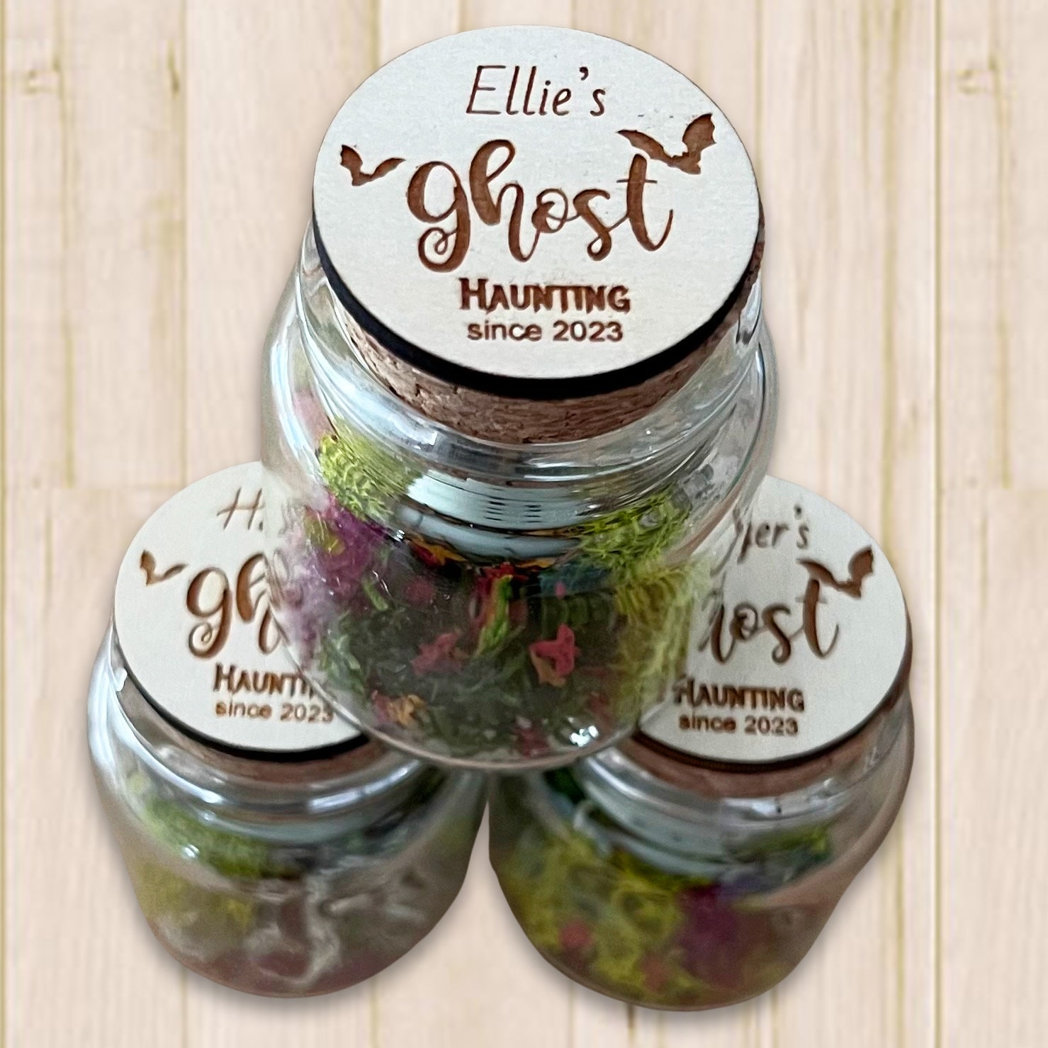 Pet Ghost in a Bottle - Glows in the Dark | Personalized Halloween Party Favors
