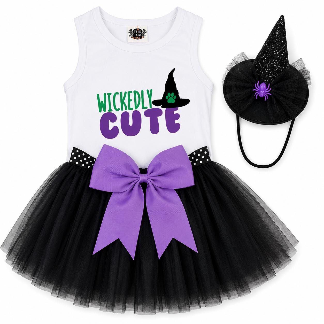 Halloween Witch costume for dog |  Fits for 3-95 lbs | XXS-5XL |  Halloween dog costume | Dog Witch Costume