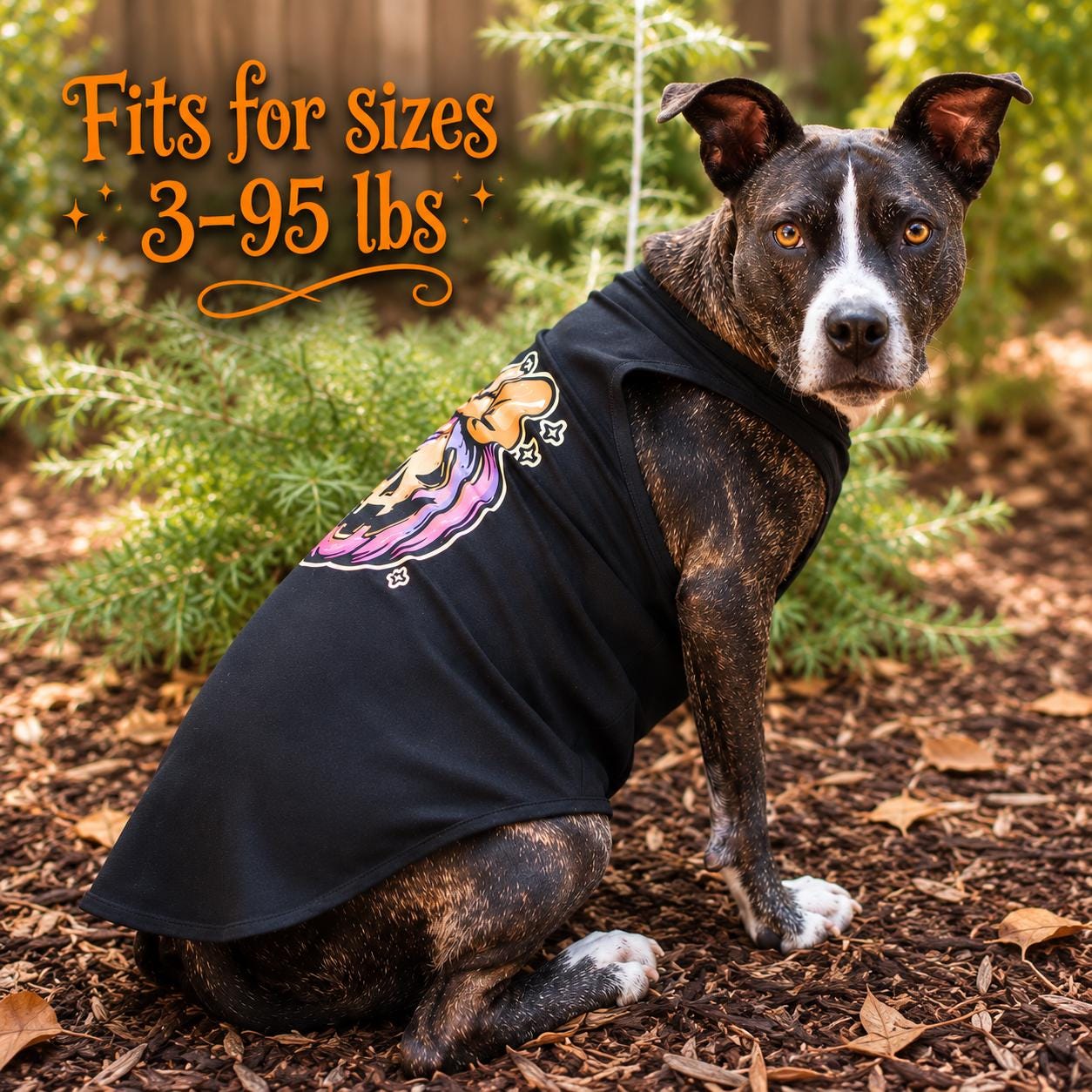 Halloween Witch costume for dog |  Fits for 3-95 lbs | XXS-5XL |  Halloween dog costume | Dog Witch Costume