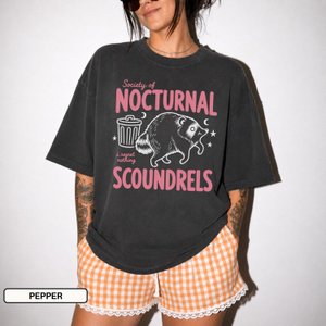 Jimothy Shirt, Viral Raccoon Seattle Cryptid, Meme Tee, Society of Nocturnal Scoundrels, Trash Panda, Sarcastic Shirt, Comfort Colors Shirt
