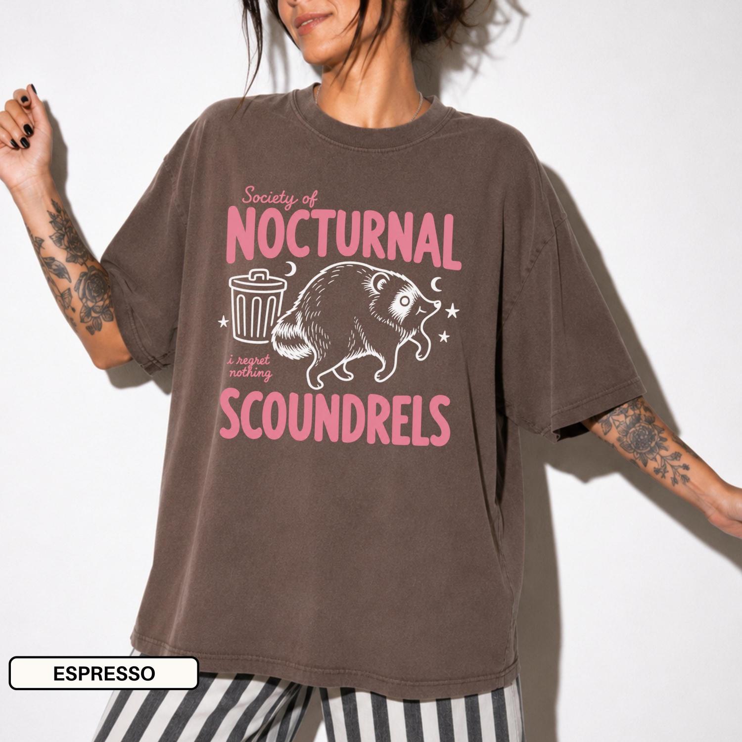 Jimothy Shirt, Viral Raccoon Seattle Cryptid, Meme Tee, Society of Nocturnal Scoundrels, Trash Panda, Sarcastic Shirt, Comfort Colors Shirt