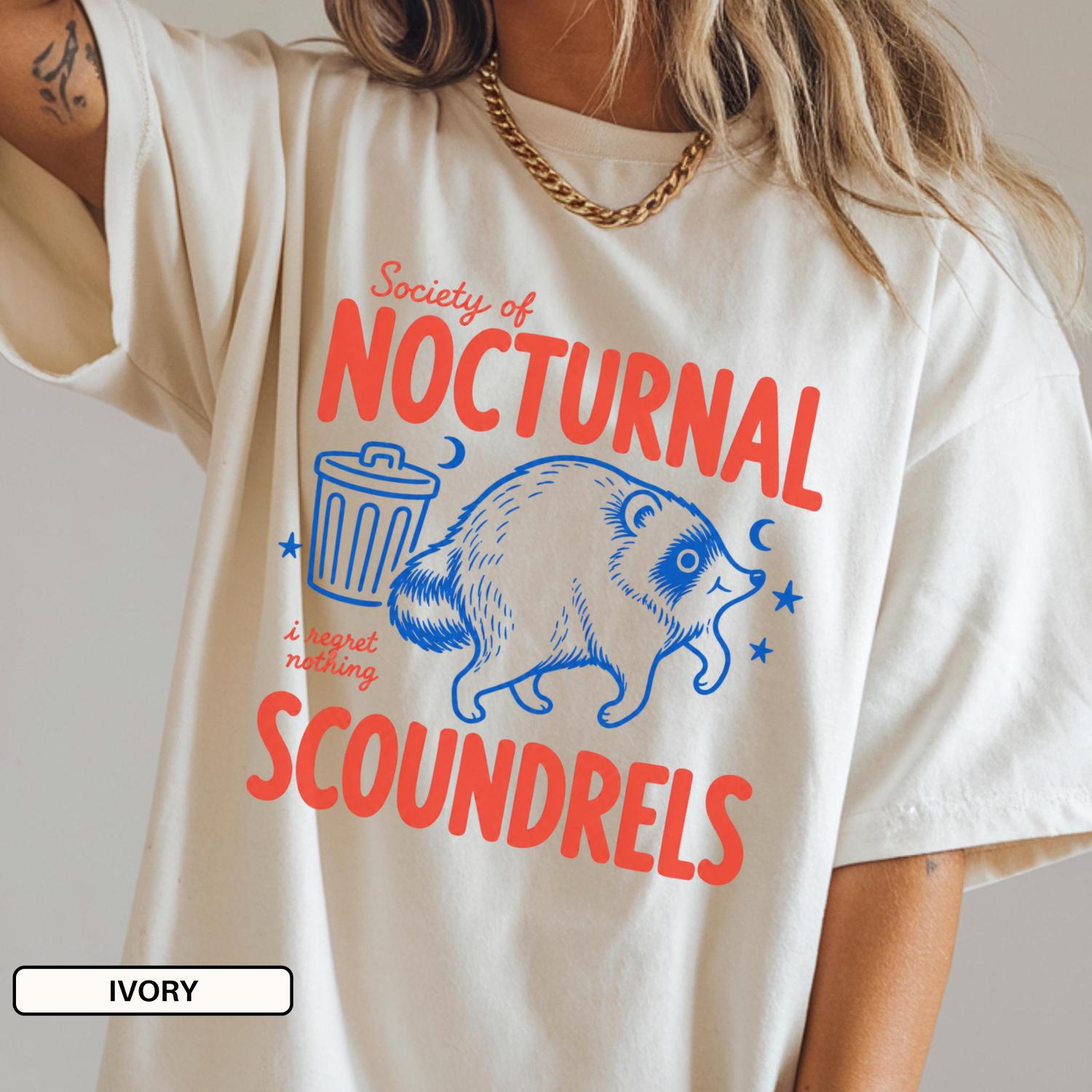 Jimothy Shirt, Viral Raccoon Seattle Cryptid, Meme Tee, Society of Nocturnal Scoundrels, Trash Panda, Sarcastic Shirt, Comfort Colors Shirt