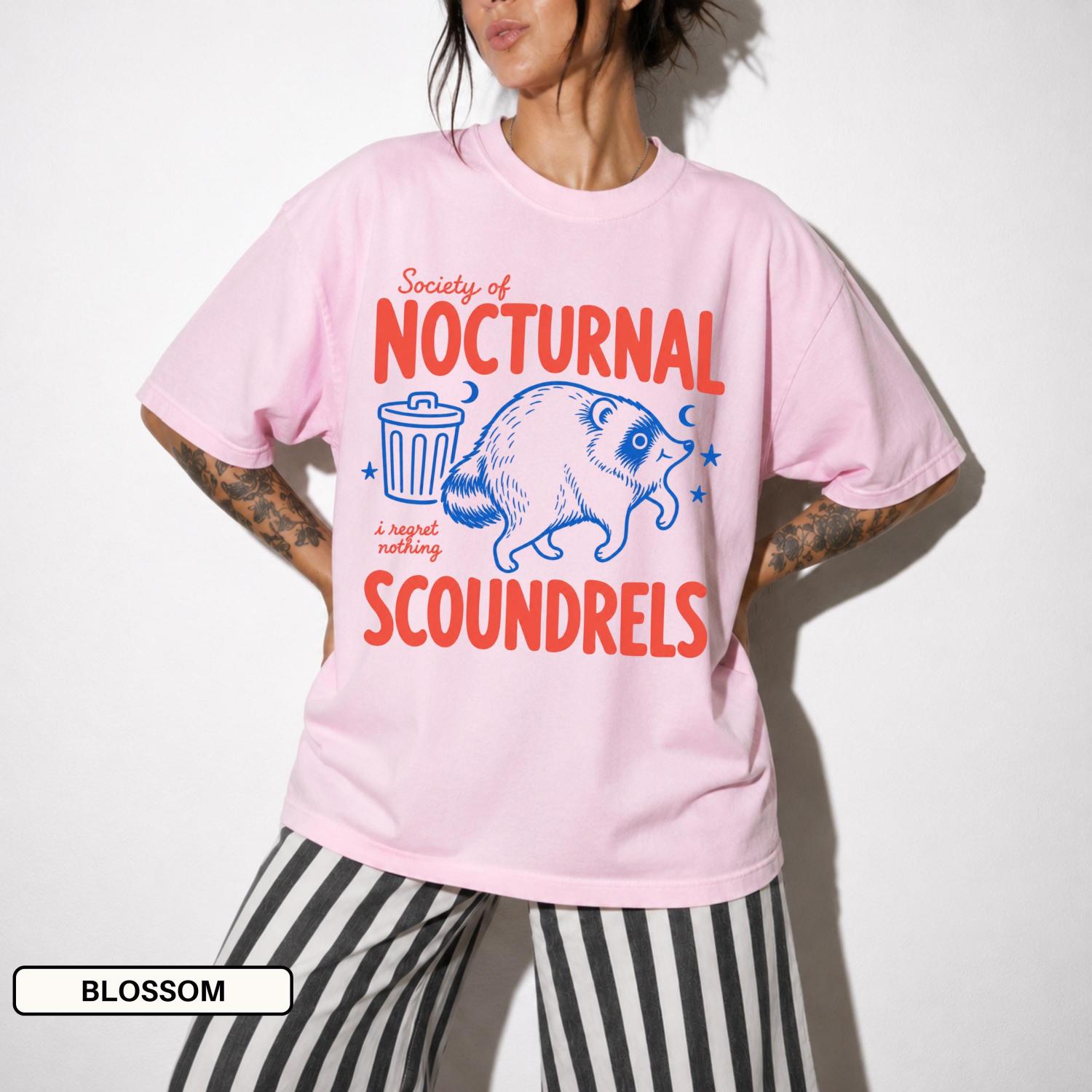 Jimothy Shirt, Viral Raccoon Seattle Cryptid, Meme Tee, Society of Nocturnal Scoundrels, Trash Panda, Sarcastic Shirt, Comfort Colors Shirt