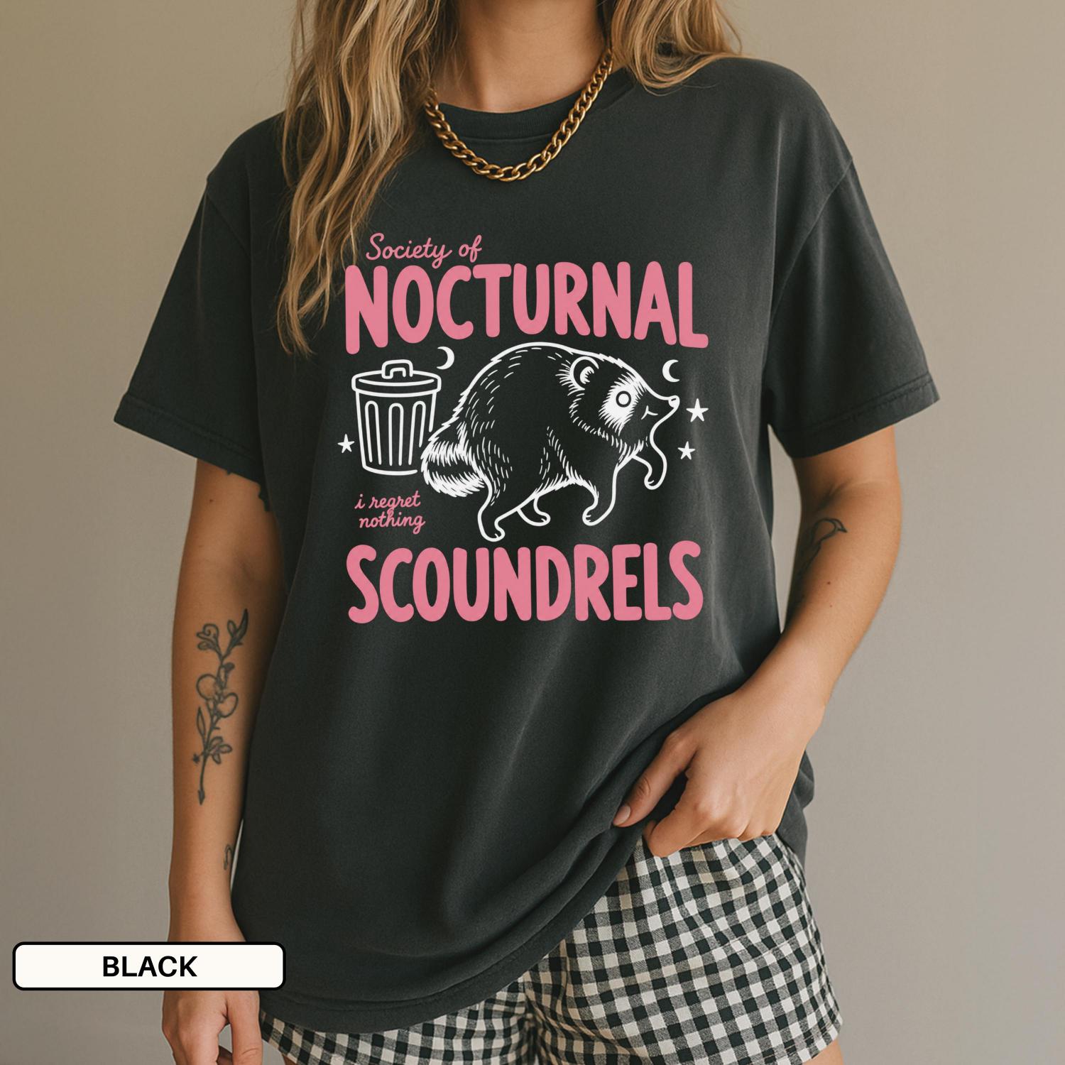 Jimothy Shirt, Viral Raccoon Seattle Cryptid, Meme Tee, Society of Nocturnal Scoundrels, Trash Panda, Sarcastic Shirt, Comfort Colors Shirt